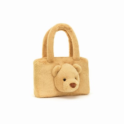 Jellycat Smudge Bear Tote Bag USA | 12509IXET